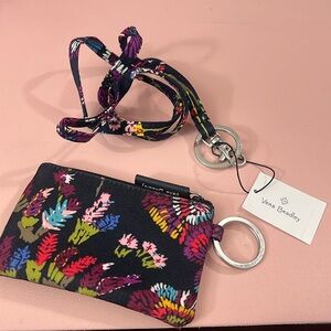 Vera Bradley Lanyard and zip ID case